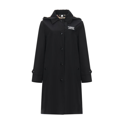 BURBERRY/博柏利  巴寶莉女裝 女士聚酯纖維時(shí)尚百搭連帽外套大衣 80227311