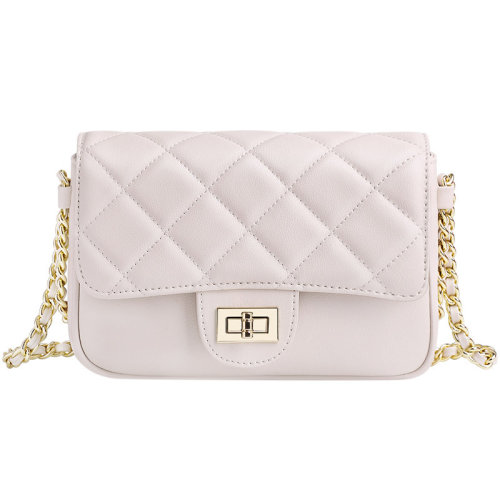 GeleiStory/GeleiStory 2021新款潮時(shí)尚質(zhì)感洋氣百搭鏈條單肩斜挎包牛皮單肩包