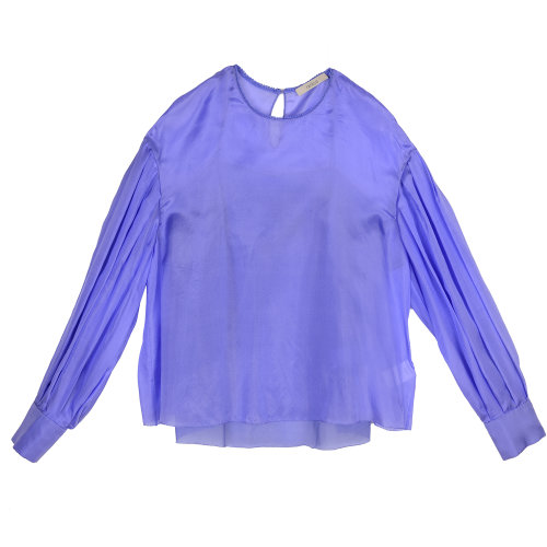 19年秋冬款nisiss/怡夕圓領(lǐng)桑蠶絲上衣女士長袖T恤N187XF05