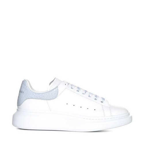 Alexander McQueen/亞歷山大麥昆 男士白色皮革休閑鞋 625162 WIBNG 9760