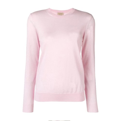  BURBERRY/博柏利 女士粉色羊毛針織衫/毛衣 8002913 PLFSX