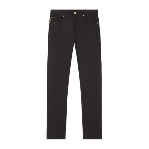 VERSACE/范思哲 男士黑色棉質(zhì)混紡彈性纖維修身牛仔褲長褲男褲 A81832-1A00908-1D040