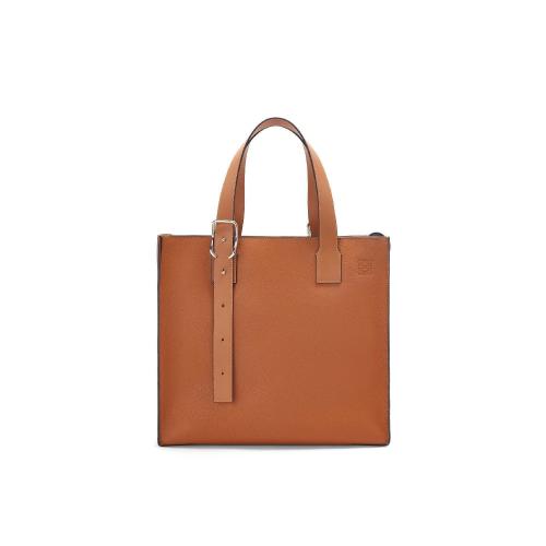  LOEWE羅意威 22年秋冬 男士 手提包 Buckle Zip tote in soft grained calfskin B692K99X02-25