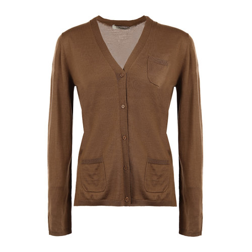 MaxMara/麥絲瑪拉21新品綿羊毛修身開衫女士針織衫/毛衣93460319600ERICE0