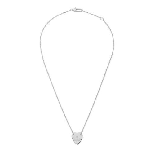  GUCCI古馳 22年秋冬 女士 項(xiàng)鏈，配以心形吊墜 223512 J8400 8106