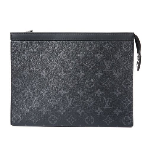 Louis Vuitton/路易威登   男士黑色老花手包  M61692