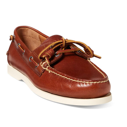 Ralph Lauren/拉夫勞倫 男士 Merton真皮休閑船鞋 425731