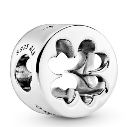 PANDORA/潘多拉 女士銀色925銀簡約精致時尚四葉草造型串飾串珠  797868