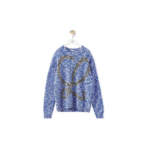  LOEWE羅意威 22年秋冬 男士 長(zhǎng)袖襯衫 Large L sweater in wool H526Y14KCE-5102