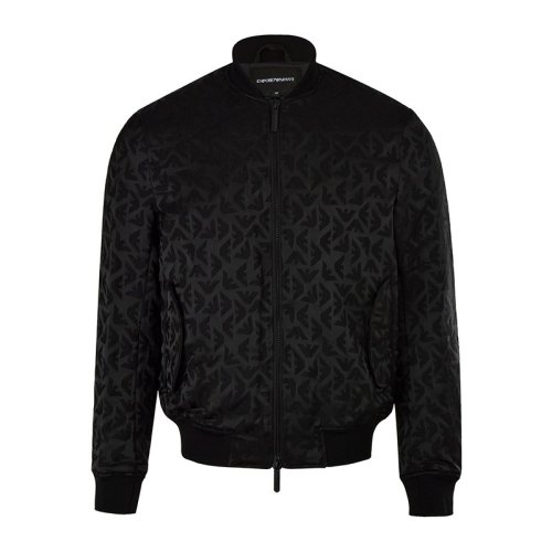  Emporio Armani/安普里奧阿瑪尼 男士黑色聚酯纖維夾克 6G1BA0 NQBZ 0999 PLFSX