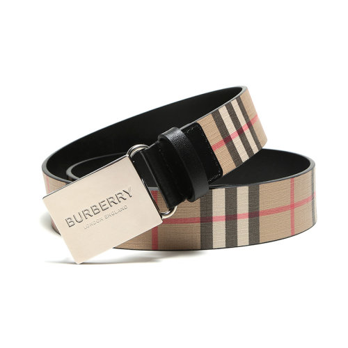 BURBERRY/博柏利  巴寶莉男士混色格紋腰帶 80156121 HKY012467