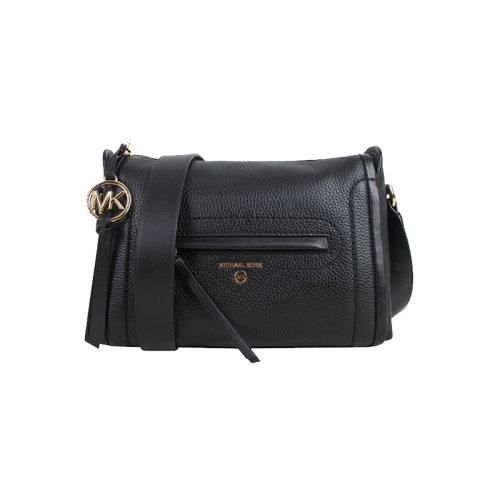 Michael Kors/邁克·科爾斯  女包 女士黑色皮質(zhì)時尚單肩斜挎包 32S0GCCC7L001