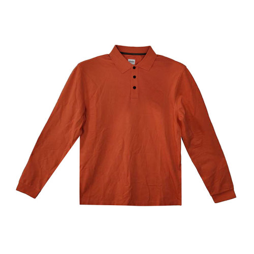 ARMANI COLLEZIONI/阿瑪尼卡爾茲橙色男士長(zhǎng)袖T恤SCM23J SCDYJ 250