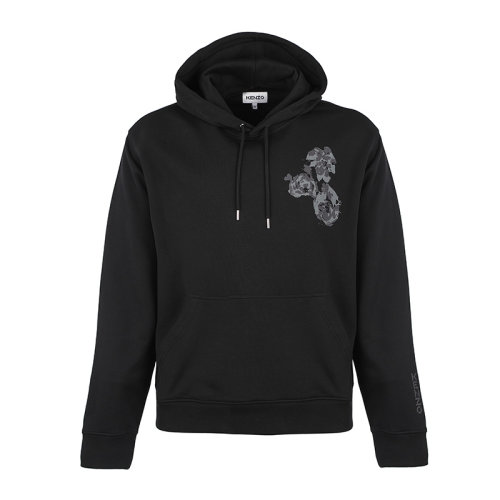 KENZO/高田賢三印花圖案棉質(zhì)連帽寬松男士套頭衛(wèi)衣男衛(wèi)衣情侶款FB65SW324