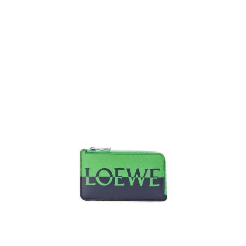  LOEWE羅意威 22年秋冬 男士 卡包 Signature coin cardholder in calfskin C314Z40X02-5827