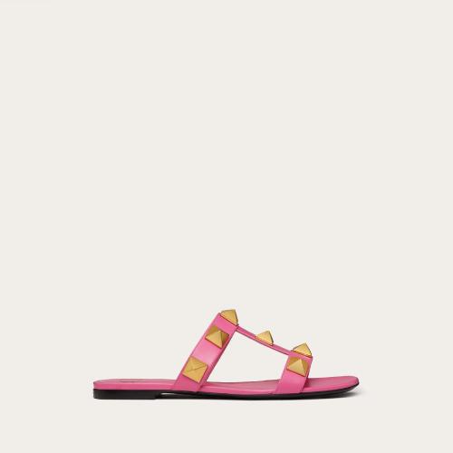  VALENTINO華倫天奴 22年春夏 女士 平底涼鞋 CLAQUETTES ROMAN STUD EN VEAU XW2S0BU9ZWMHW4