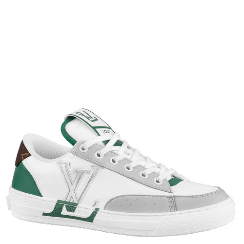 Louis Vuitton/路易威登 22年早春新款 CHARLIE系列 女士拼色混合材質(zhì)LOGO圖案運(yùn)動(dòng)鞋1A9S3Q