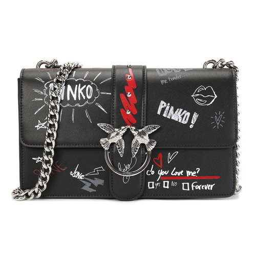 PINKO 黑色 女士 單肩包 1P2193Y52L ZF6