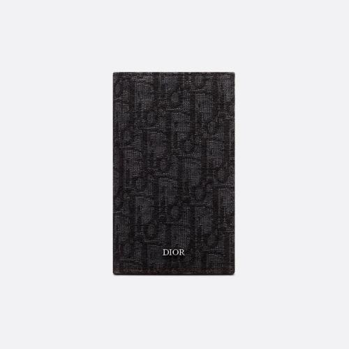  DIOR迪奧 22年秋冬 男士 卡包 長款雙折卡夾 2ESCH147YSE_H03E