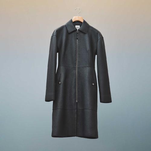  HERMES愛馬仕 22年秋冬 女士 大衣 Manteau cintre en cuir H2H1100D00234