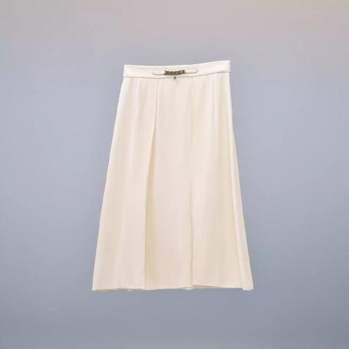  HERMES愛馬仕 22年秋冬 女士 半身裙 Jupe a pans H2H0316DC9138