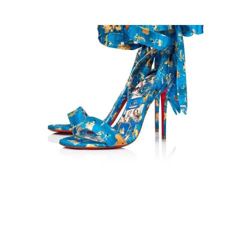  CL紅底鞋 22年春夏 女士 高跟涼鞋 Sandale Du Desert    100 mm 322