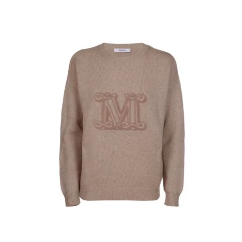 MaxMara/麥絲瑪拉  字典字母女士套頭羊絨衫13660813600005【主推】