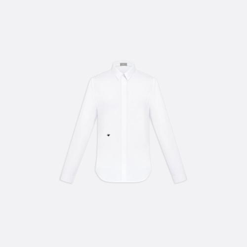  DIOR迪奧 22年秋冬 男士 長袖襯衫 襯衫-白色棉府綢小蜜蜂刺繡 433C529B1581_C089 預(yù)定商品1-3周發(fā)貨