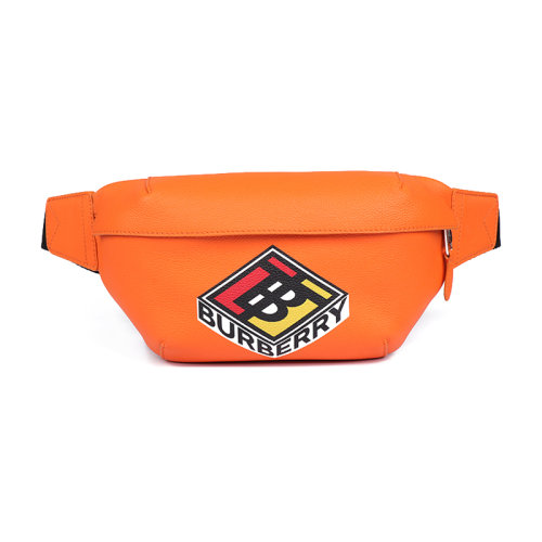 BURBERRY/博柏利男士人造革腰包單肩斜挎包80225351
