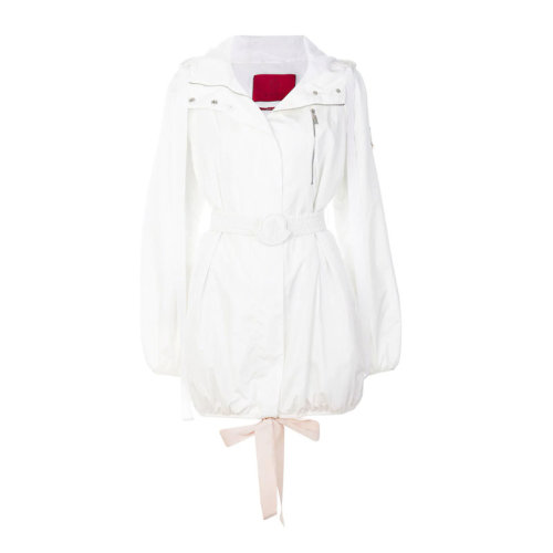 Moncler/蒙克萊 蒙口 女裝品牌字母腰帶女士連帽風(fēng)衣 491000564140002