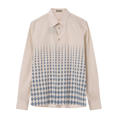 Bottega Veneta/葆蝶家 米色男士長(zhǎng)袖襯衫