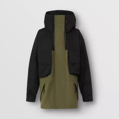  BURBERRY 22年秋冬 男士 穿孔徽標雙色_大衣 80544461