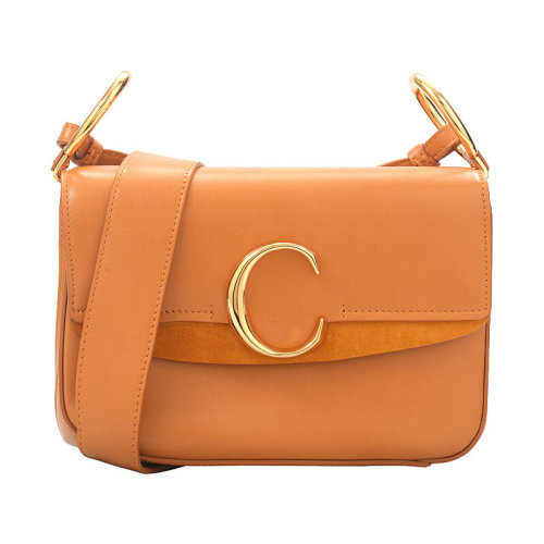 CHLOE/克洛伊 女士 女包 硫黃色皮革時尚斜挎包單肩包 C19SS191A37211