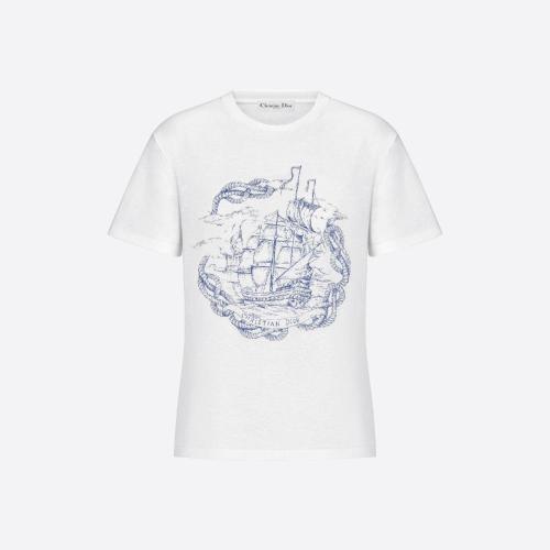  DIOR迪奧 22年秋冬 女士 短袖T恤 T 恤 313T09A4409_X0825