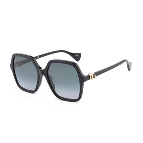 GUCCI/古馳 經(jīng)典雙G系列太陽鏡 墨鏡 大框 經(jīng)典 復(fù)古 男女款 時尚 顯瘦百搭 大氣 商務(wù) GG1072SA 56mm