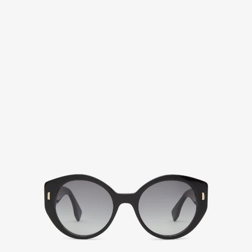  FENDI芬迪 22年春夏 女士 太陽(yáng)眼鏡 黑色_纖維太陽(yáng)鏡 FOL022V1PF0GME