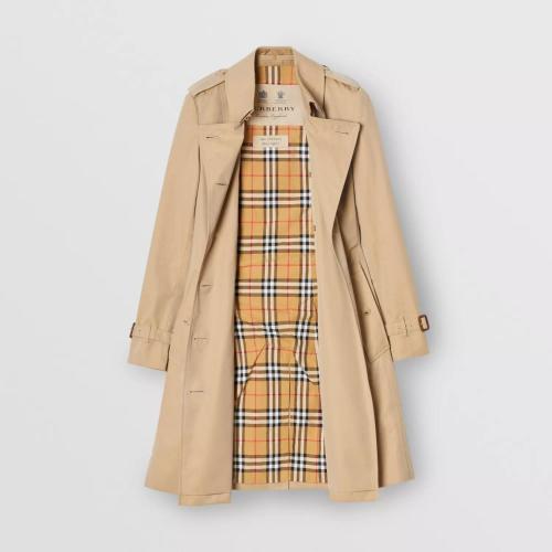  BURBERRY 22年秋冬 女士 切爾西版型 - 中長(zhǎng)款 Heritage Trench 風(fēng)衣 40733761 預(yù)定商品1-3周發(fā)貨
