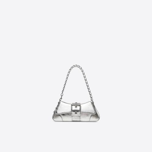  BALENCIAGA巴黎世家 22年秋冬 女士 手提包 Lindsay 小號波紋鏡肩帶包 701141210C78110