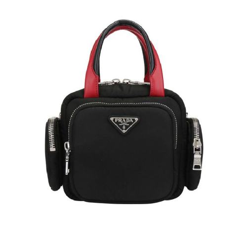  PRADA/普拉達 女士黑色尼龍手提包 1BB0612CKIF0D9A PLSX