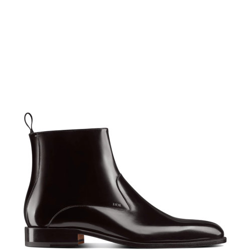 DIOR/迪奧 22年早春新款 TIMELESS系列 男士黑色拋光牛皮革及踝靴3BO258YON_H969