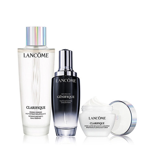  Lancome/蘭蔻凈澈修護(hù)三件套/極光三件套  250ml極光水 100ml小黑瓶 50ml亮白霜