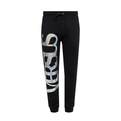  VERSACE/范思哲 男士黑色棉質(zhì)休閑褲 BU40525 BJ10390 B1008 PLFSX