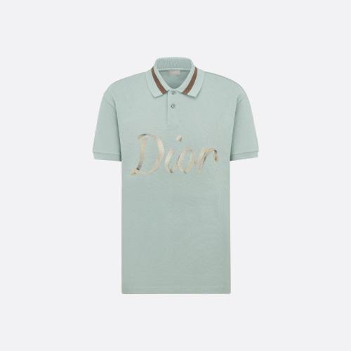  DIOR迪奧 22年春夏 男士 短袖Polo 寬松版型 Polo 衫 293J831A0455_C680