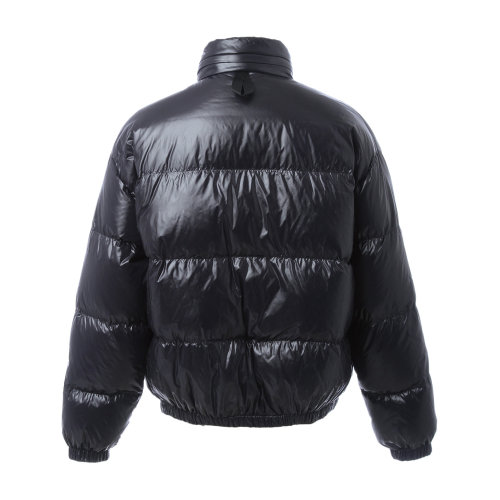 PRADA/普拉達(dá) 黑色隱藏式連帽男士羽絨服 外套 外搭 SGN834 1KMF F0002