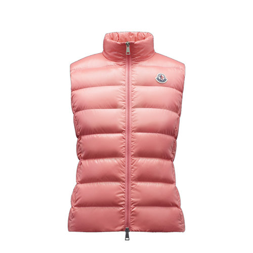Moncler/蒙克萊 22年秋冬新款 Ghany系列 珊瑚粉色無(wú)袖羽絨服馬甲H20931A5250068950539
