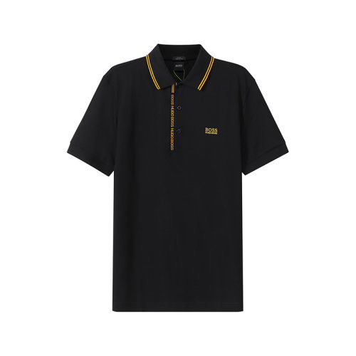 HUGO BOSS/雨果博斯 【22春夏新款】 男士棉質(zhì)修身款短袖POLO衫LOGO刺繡 50452932