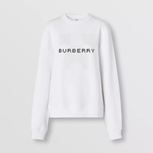  BURBERRY 22年秋冬 女士 徽標(biāo)印花棉質(zhì)運(yùn)動(dòng)衫 80644151