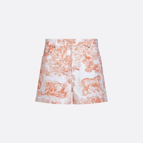  DIOR迪奧 22年秋冬 女士 短褲 Dioriviera 短褲 242P26A3526_X2825