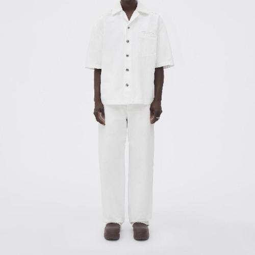  BV葆蝶家 22年秋冬 男士 短袖襯衫 chemise 706472V1WC09000