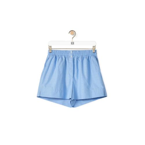  LOEWE羅意威 22年秋冬 女士 短褲 Boxer shorts in cotton S359Y04X39-6410